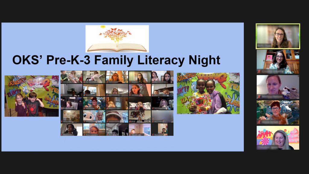 Lower School Celebrates Virtual Family Literacy Night