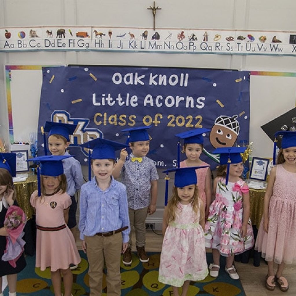 Oak Knoll’s Little Acorns Pre-K Class of 2022 Moves Up to Kindergarten